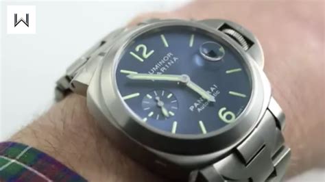 Panerai Luminor Marina Auto Titanium PAM 283 Luxury Watch 